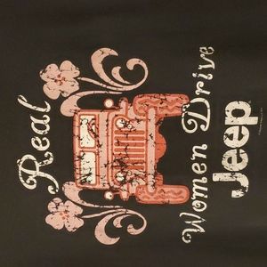 Real Women Drive Jeep sz XL